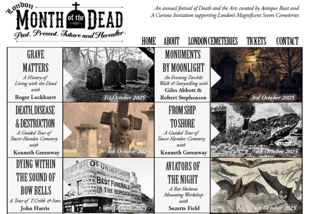 London Month of the Dead｜伦敦亡灵月