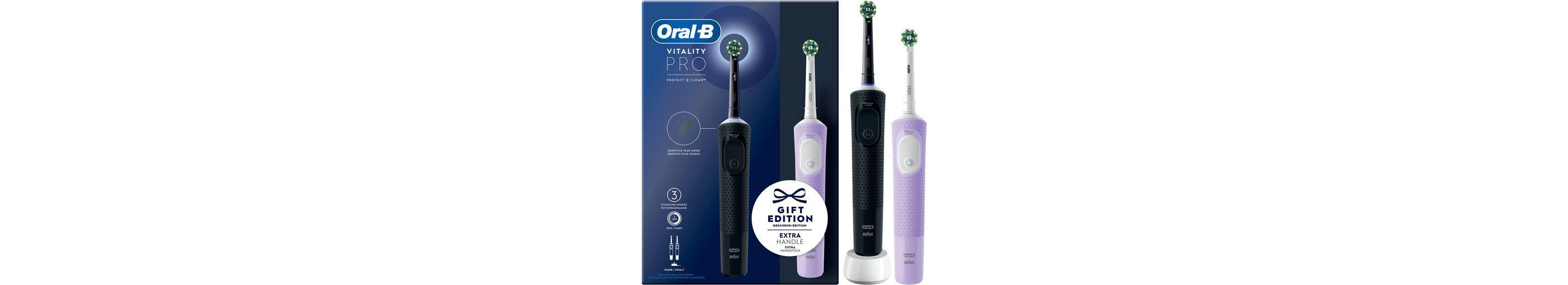 Oral-B Vitality Pro 电动牙刷，刷头：2 件，3 种清洁模式，双装