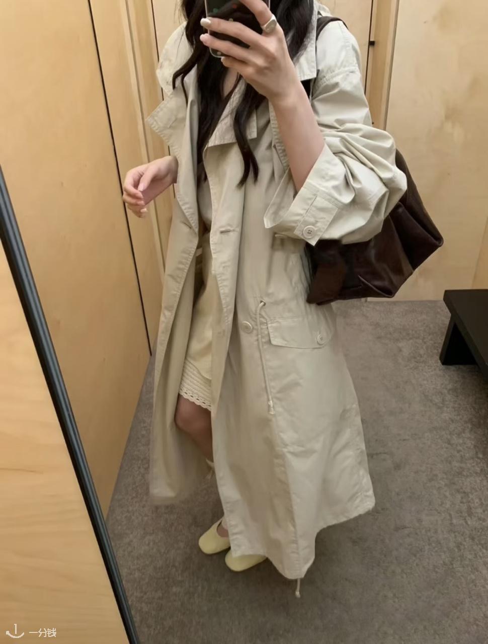 Lemaire 棉质连帽风衣外套