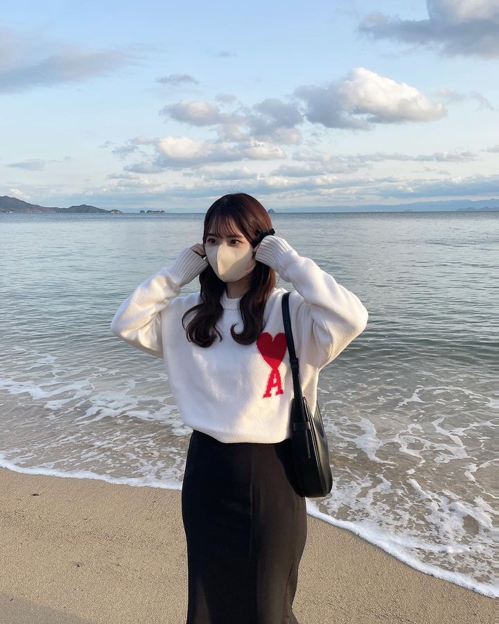 Ami de Coeur 羊毛高领毛衣