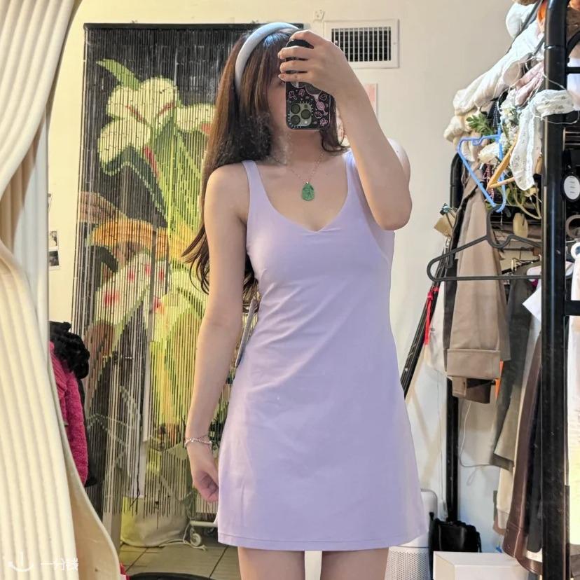 Align连衣裙 薰衣草紫