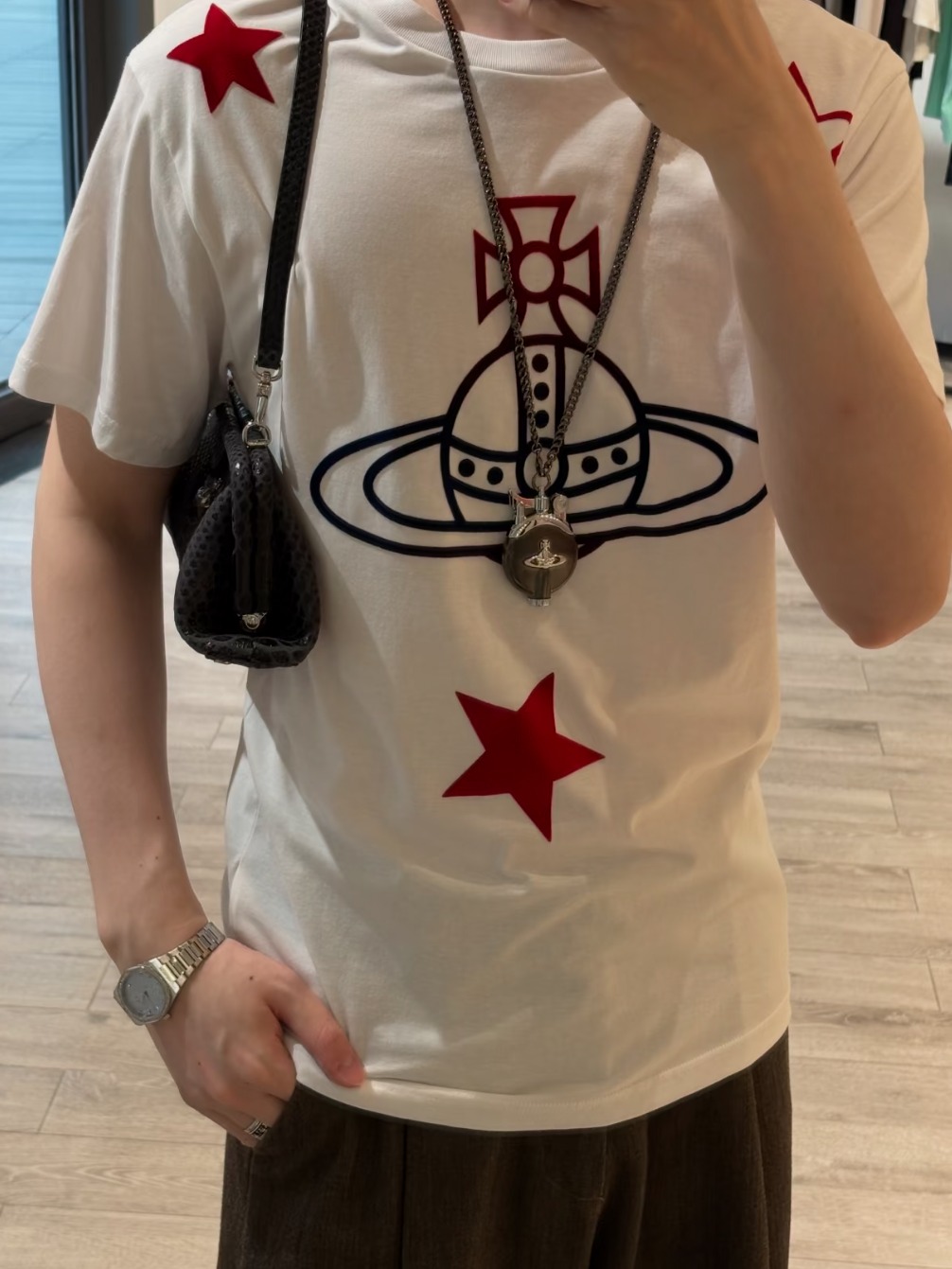 Orb and Stars 经典白色T恤