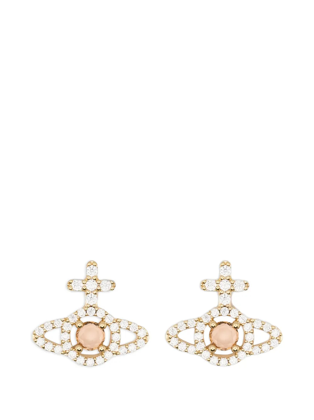 Vivienne Westwood Olympia 土星晶饰耳环