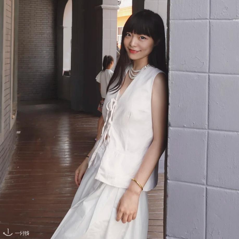 亚麻混纺马甲