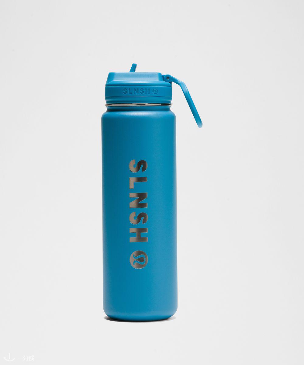 Bouteille d’eau Back to Life 710ml Bouchon avec paille *SLNSH Collection
