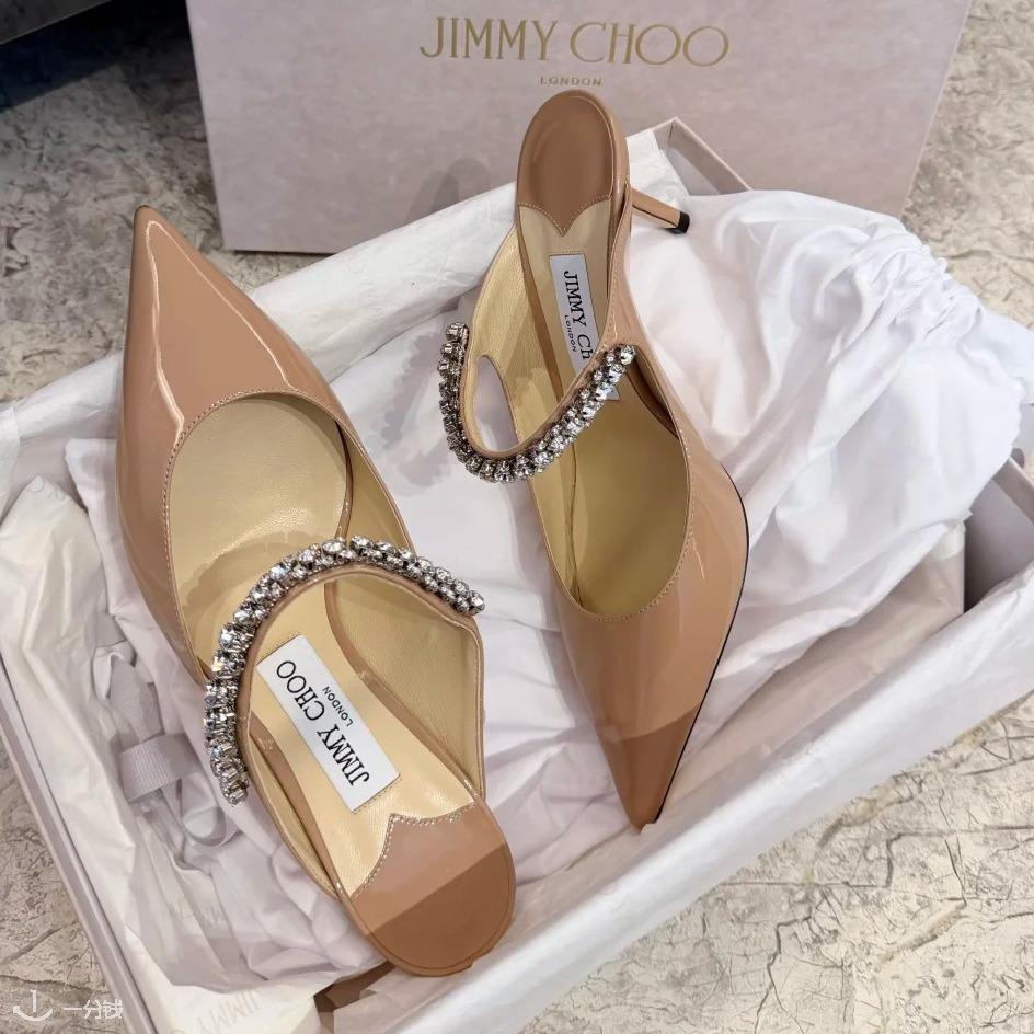 Jimmy Choo Bing 饰扣高跟鞋