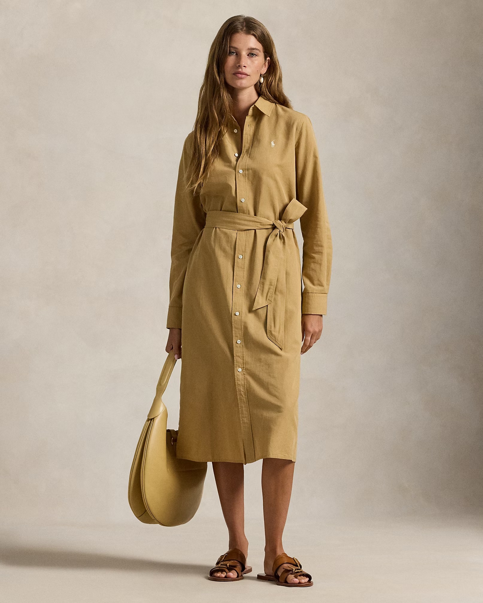 Ralph Lauren 棉麻连衣裙 女士