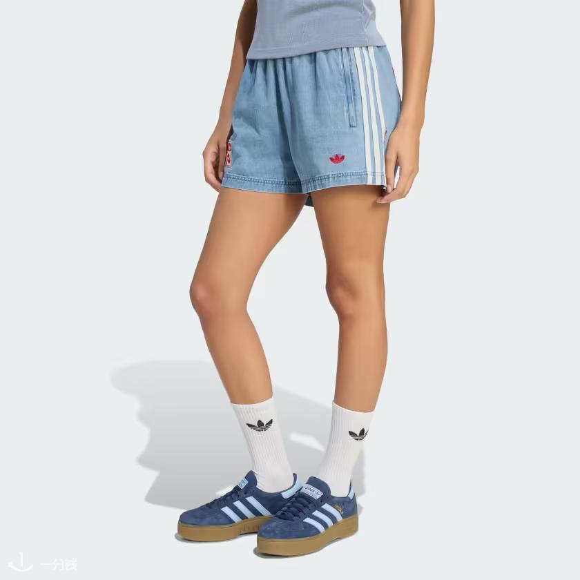 ADIDAS X COCA-COLA 牛仔短裤 女款