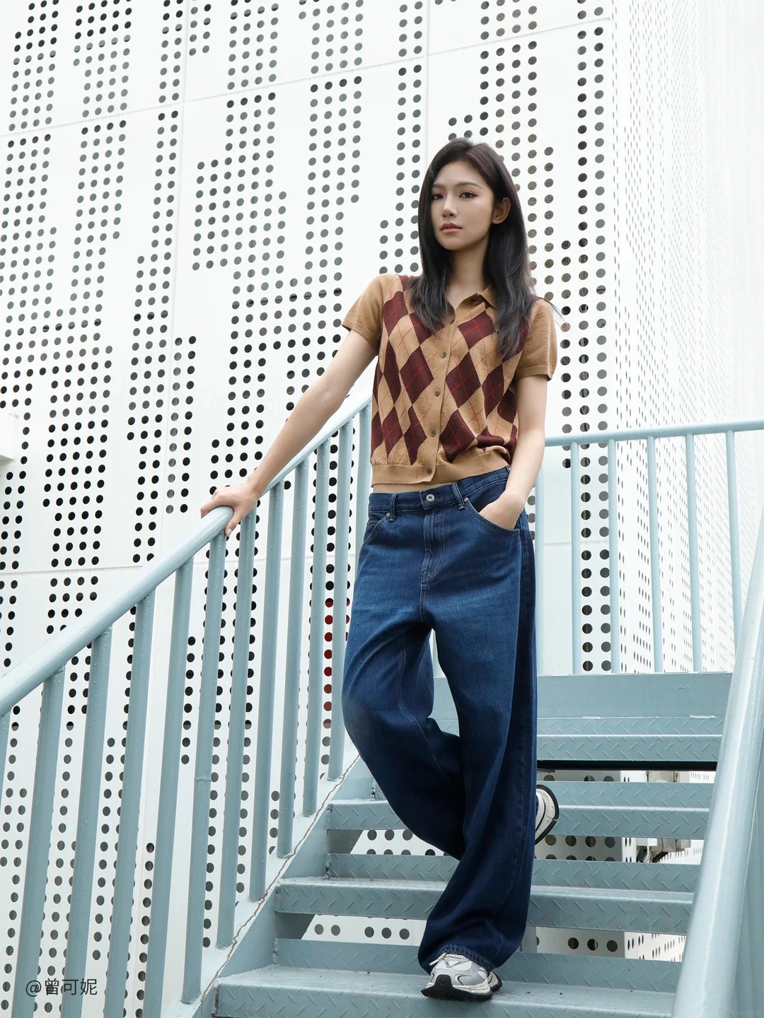 UNIQLO 宽松桶型牛仔裤 男女同款