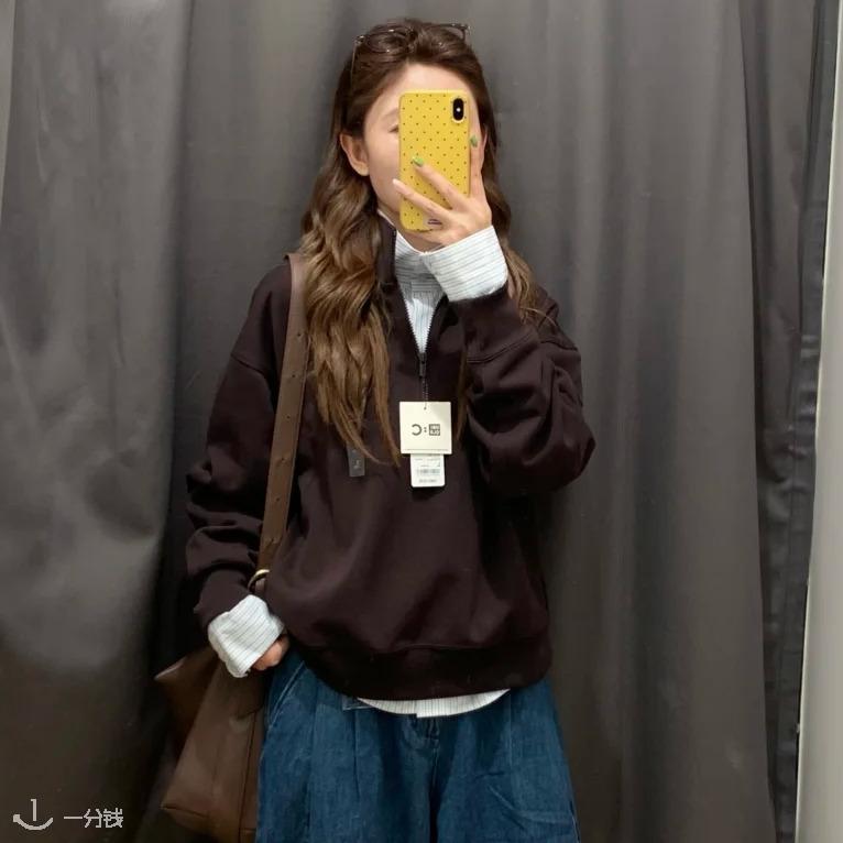 C系列 半拉链卫衣 男女同款