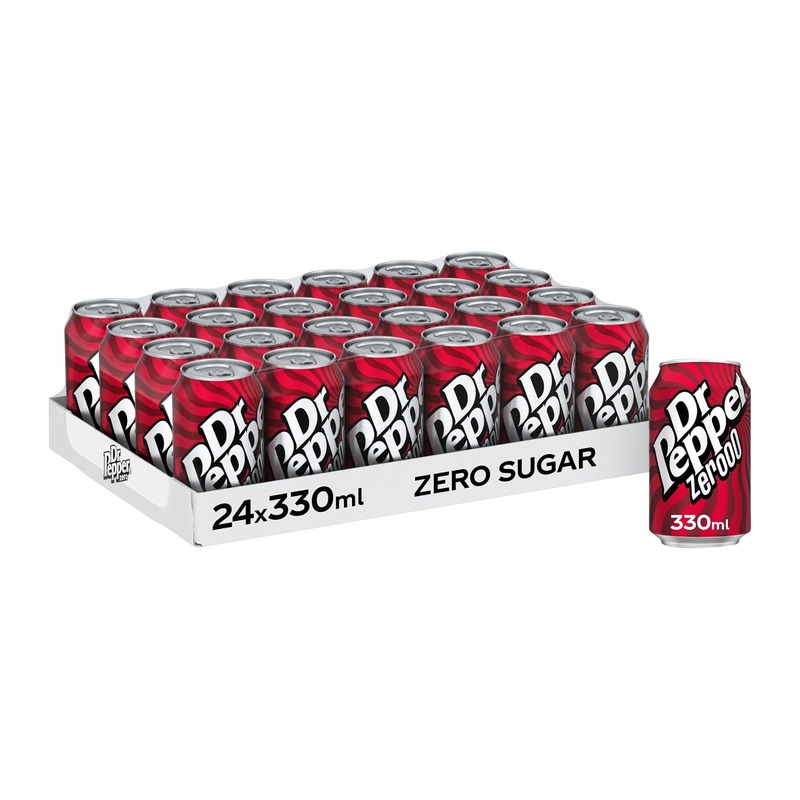 Dr Pepper Zero 零糖汽水 330ml×24罐