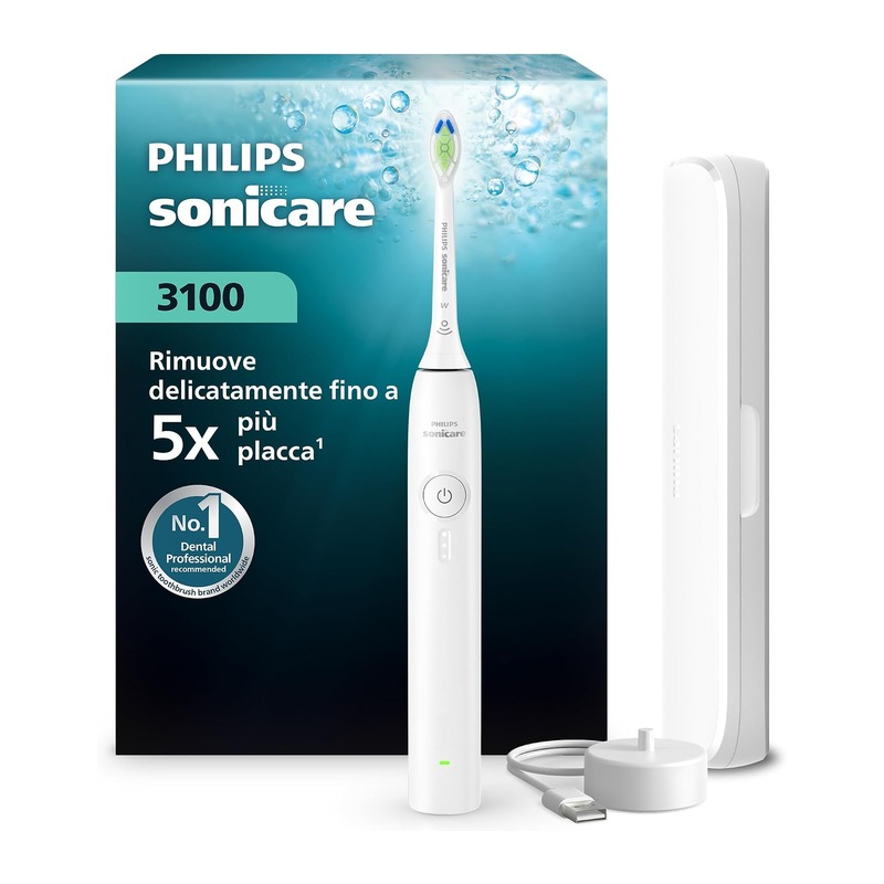 飞利浦 Sonicare 3100 声波电动牙刷 白色(新款)