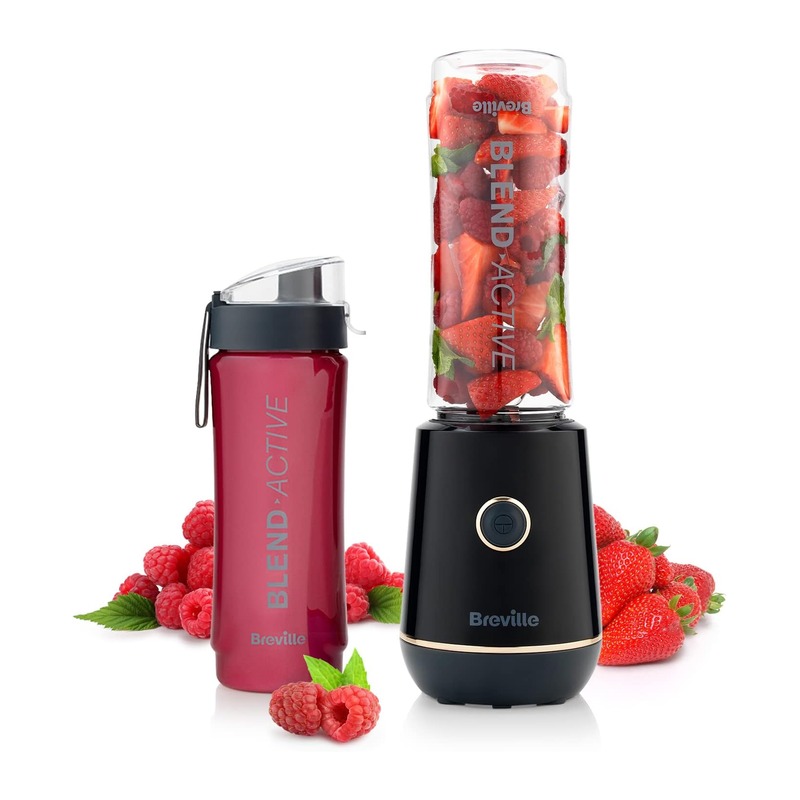 Breville 铂富 Blend Active 便携榨汁杯 黑色玫瑰金