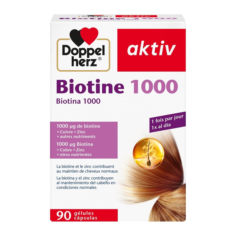 双心 Doppelherz 生物素1000 护发胶囊 90粒
