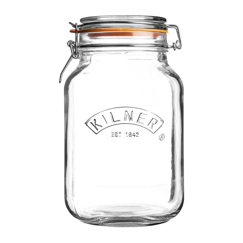 Kilner 2L 方形卡扣密封玻璃罐