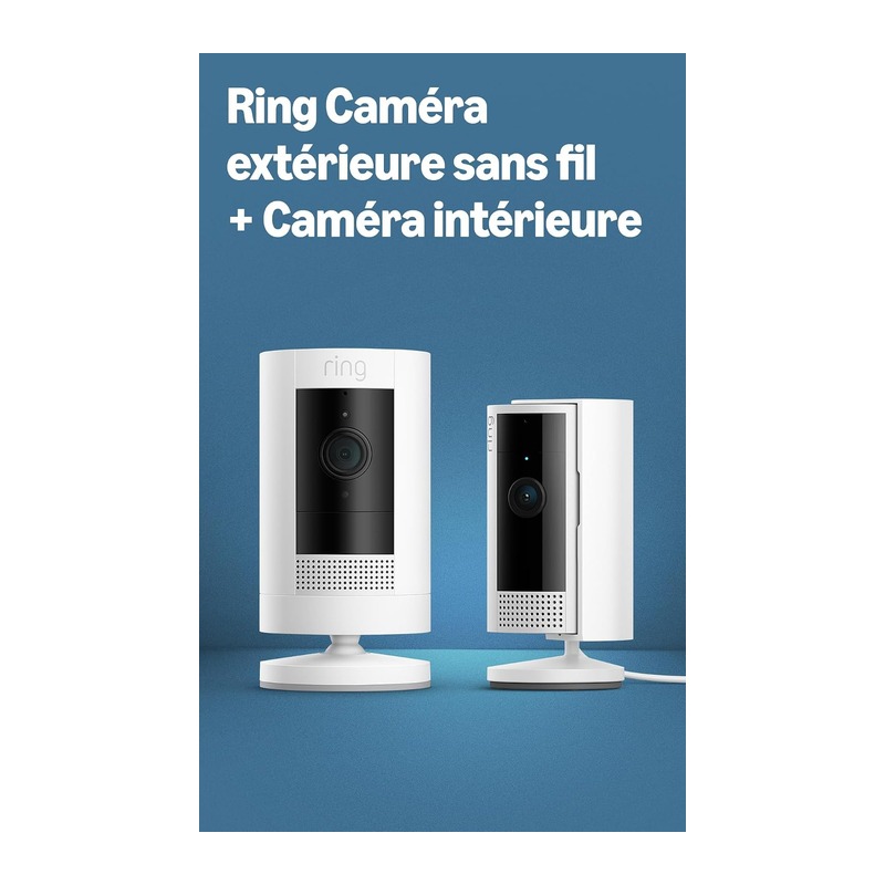 Ring 室外无线摄像头(Stick Up Cam)+ Ring 室内摄像头 套装