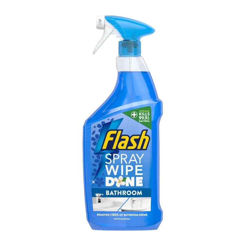 Flash 浴室抗菌清洁喷雾 白花香 800ml