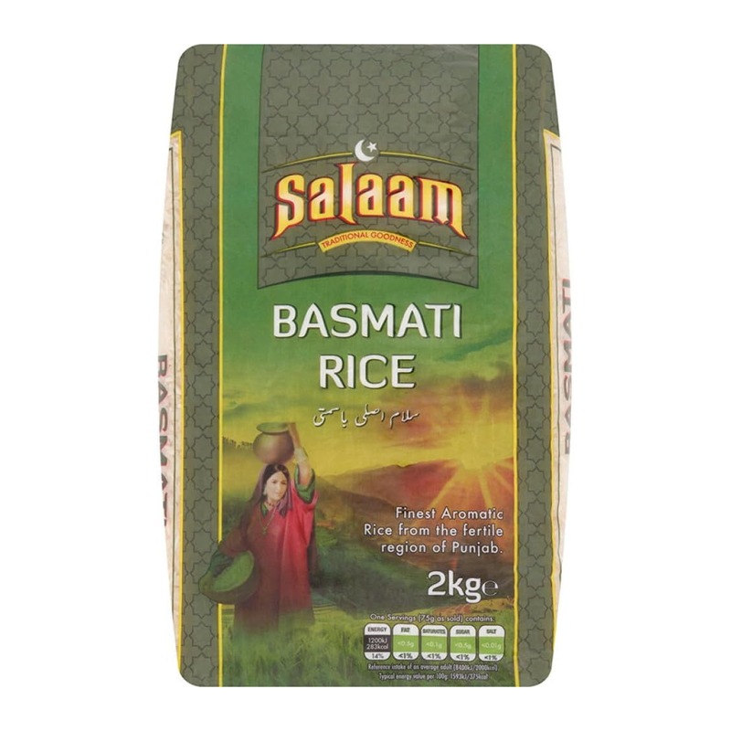 Salaam 巴斯马蒂长粒香米 5kg(2袋£12)