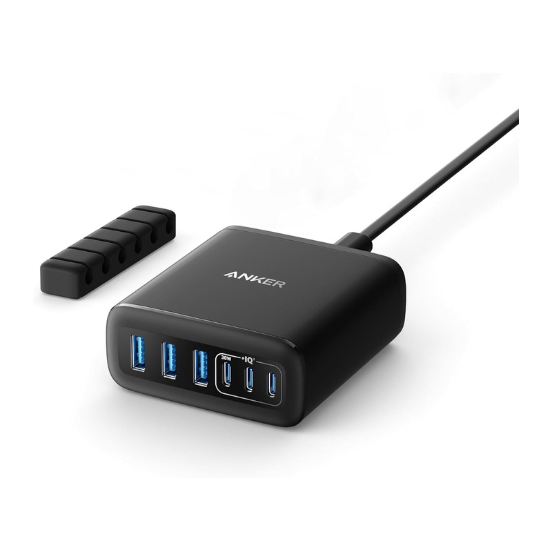 Anker 安克 112W 六口桌面充电站（3个USB-C+3个USB-A）