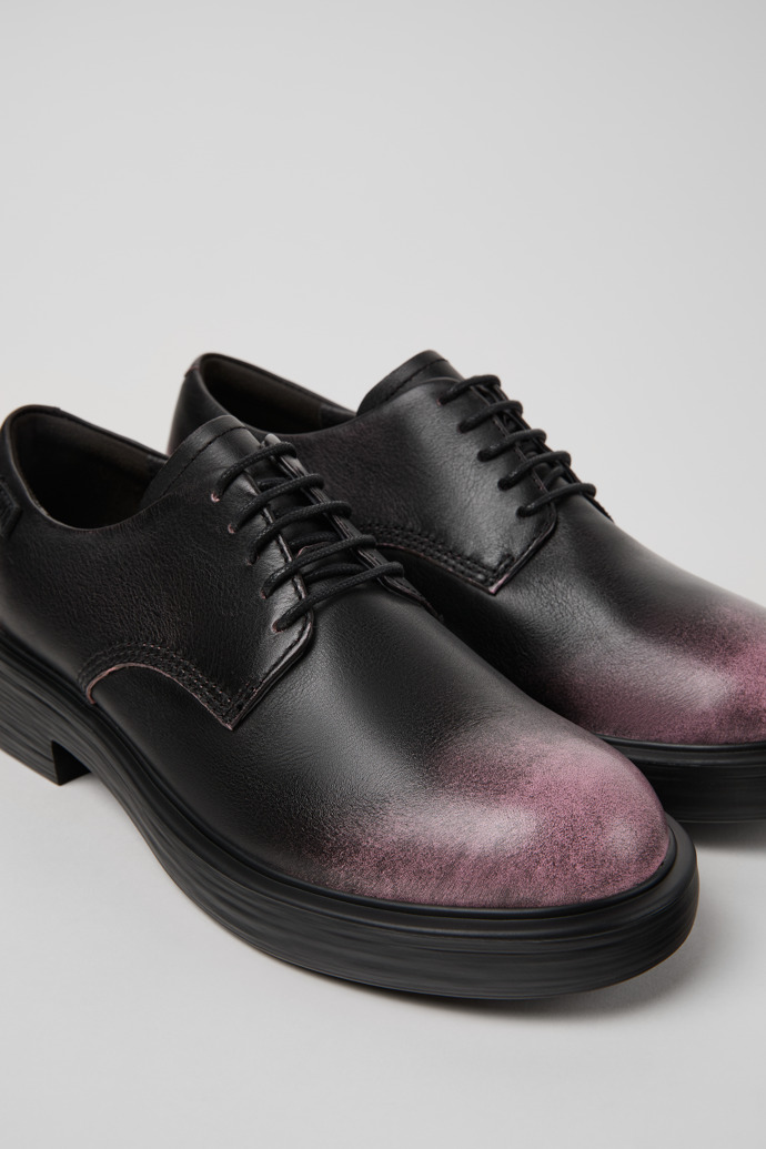 Dean Chaussures en cuir noir pour femme.