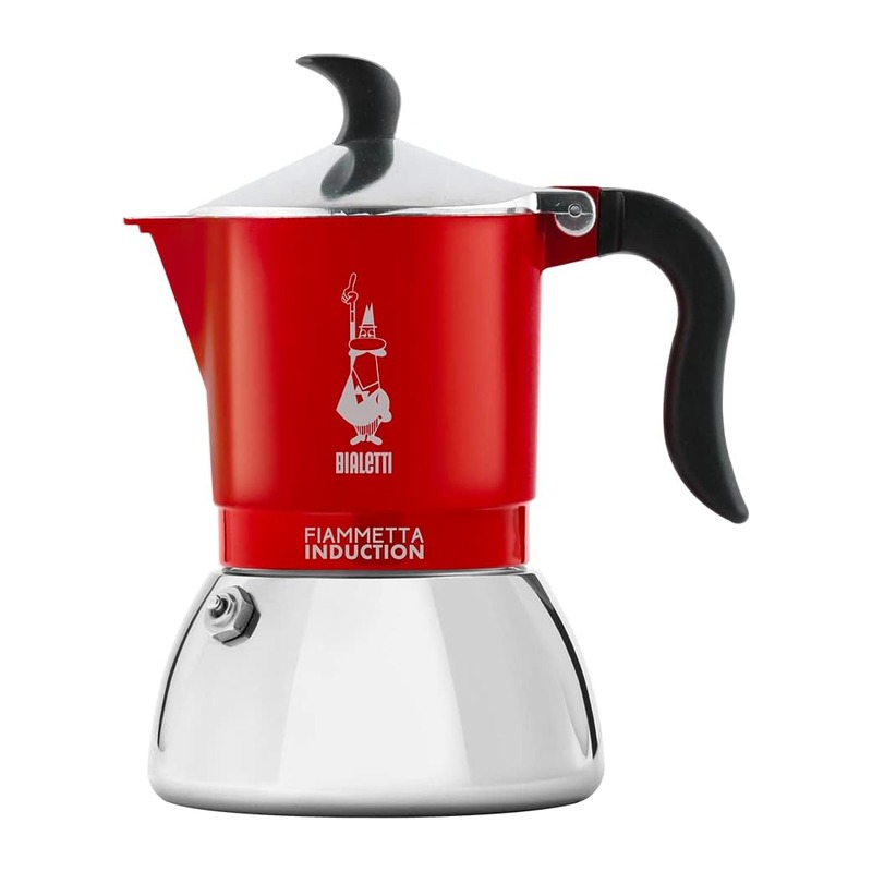 比乐蒂 Bialetti Fiammetta Induction 摩卡壶 2 杯份(红色)