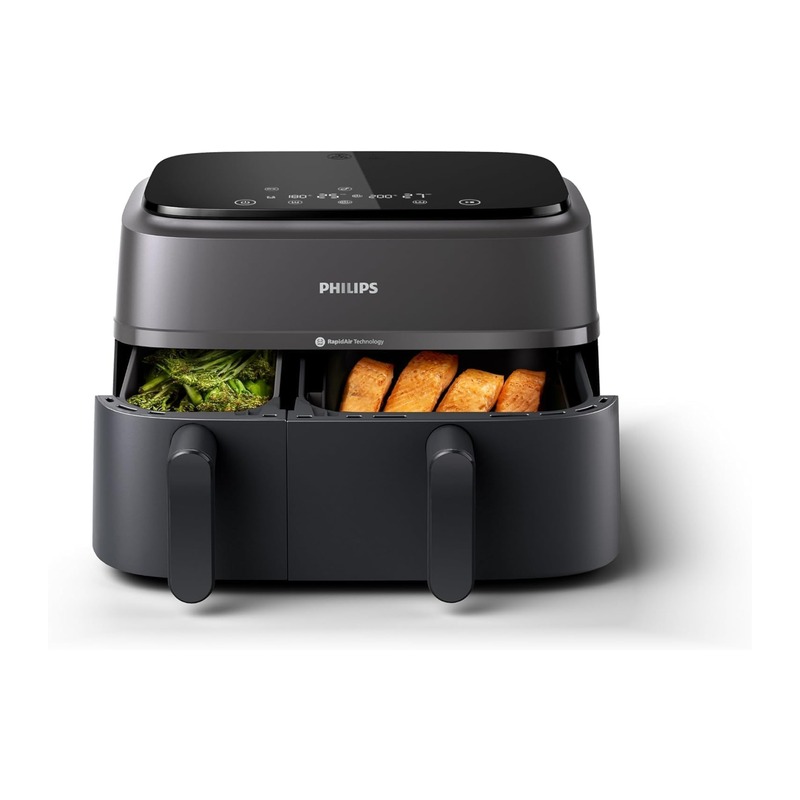 飞利浦 Philips 3000 系列 双篮空气炸锅 9L(6L + 3L)NA350/00