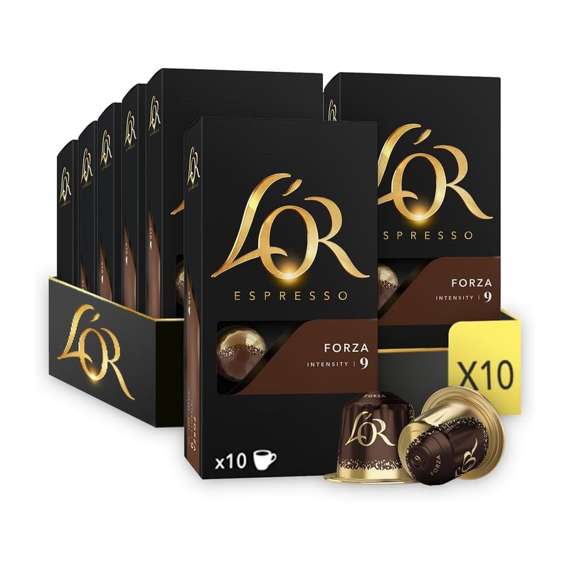 L'OR Espresso Forza浓度9咖啡胶囊 100粒