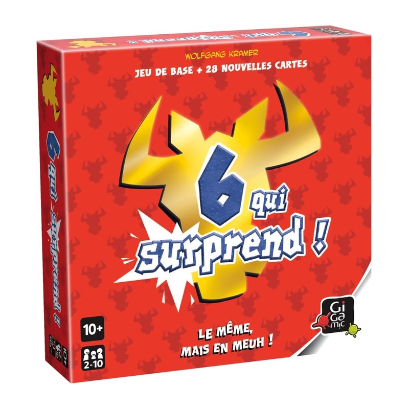 Gigamic 6 Qui Surprend! 卡牌桌游 2-10人 法语版