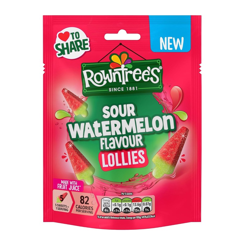 Rowntree's 西瓜味酸甜软糖 130g 分享装