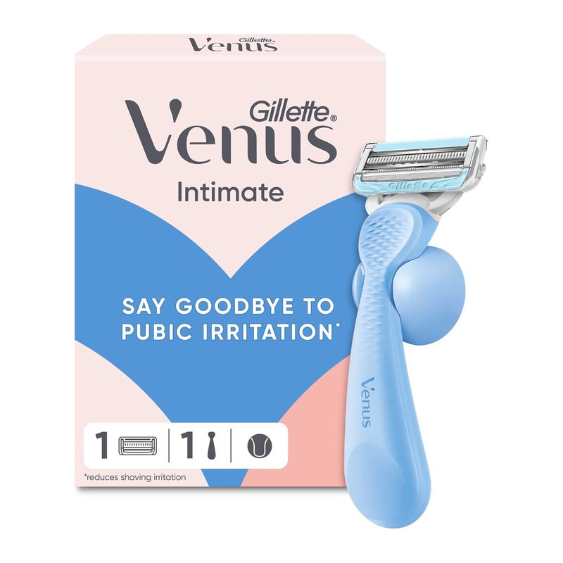吉列 Gillette Venus 女士私密处剃毛刀 含芦荟 1刀架+1刀头