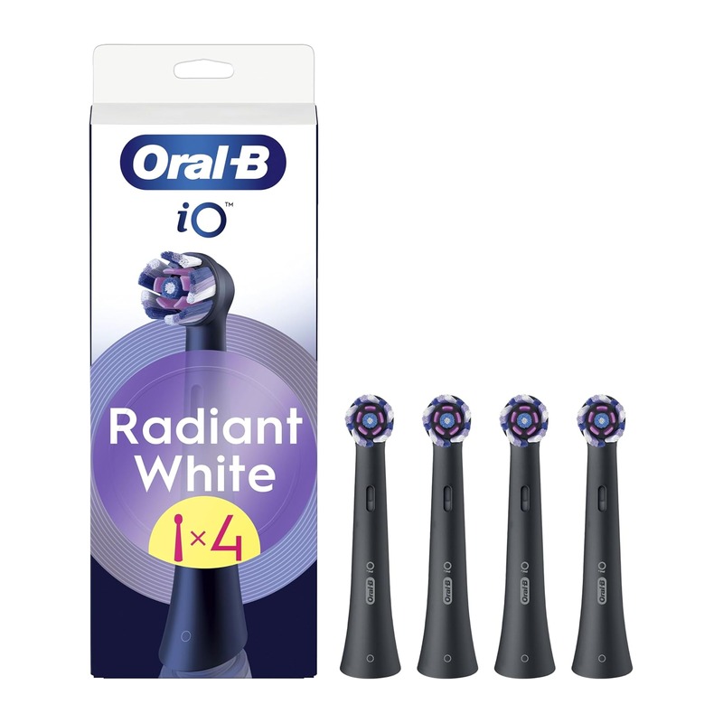 Oral-B 欧乐B iO 系列 Radiant White 亮白替换刷头 4支装(黑色)