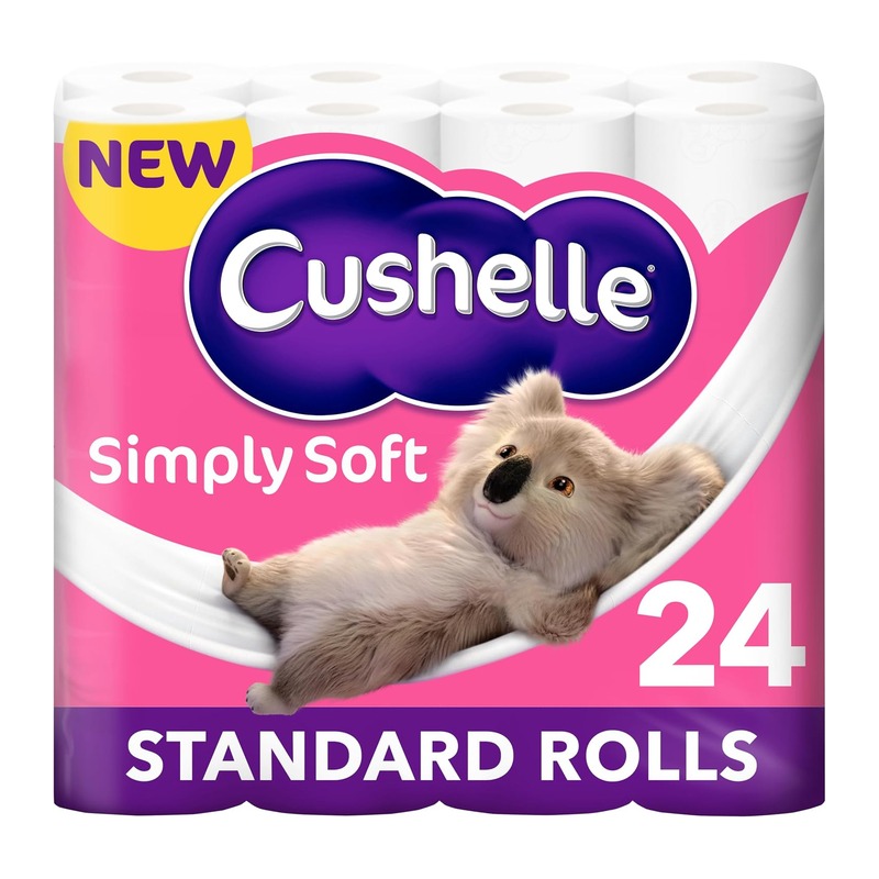 Cushelle Simply Soft 柔软卫生纸 24卷标准卷