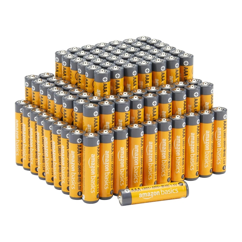 Amazon Basics AAA 碱性电池 1.5V 100 节装