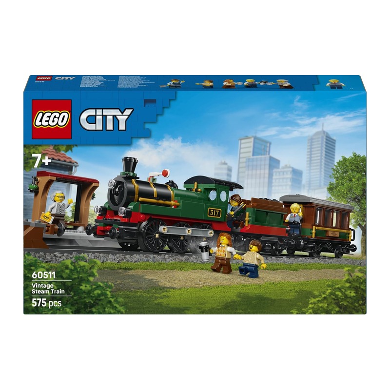 LEGO 乐高城市系列 复古蒸汽火车 60511