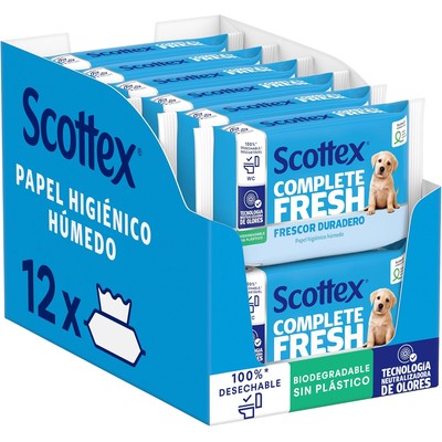 Scottex Fresh 湿厕纸 12包