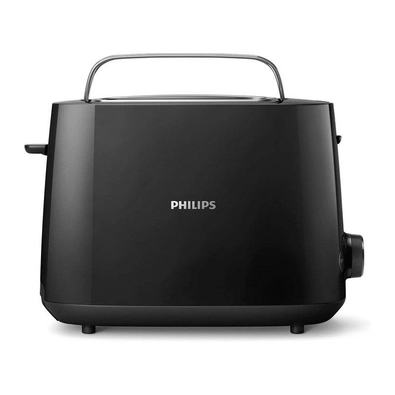 飞利浦 Philips Daily Collection 宽槽双片烤面包机 830W 黑色
