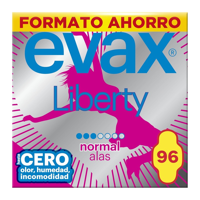 Evax Liberty 日用护翼卫生巾 Normal 96 片(省钱装)