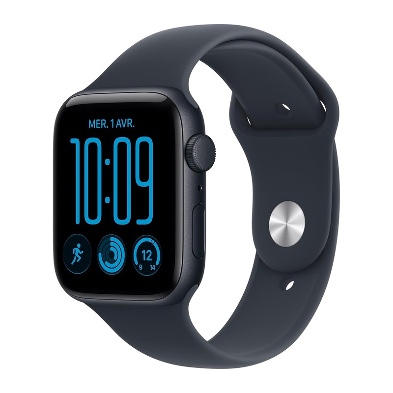 Apple 苹果 Apple Watch SE 3(GPS)44mm 午夜色铝金属表壳