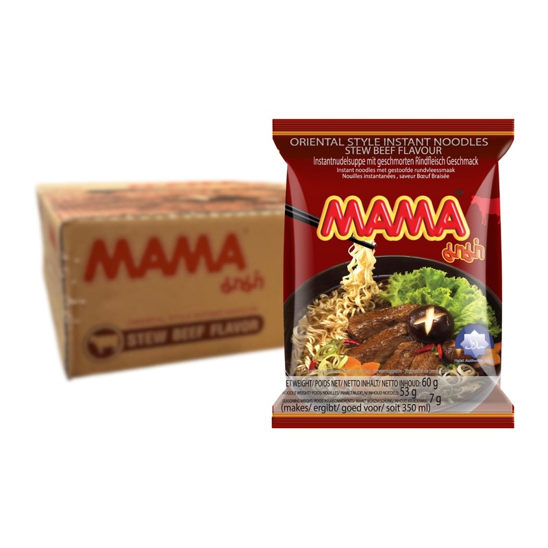 MAMA 妈妈牌 牛肉味泡面 60g×30包