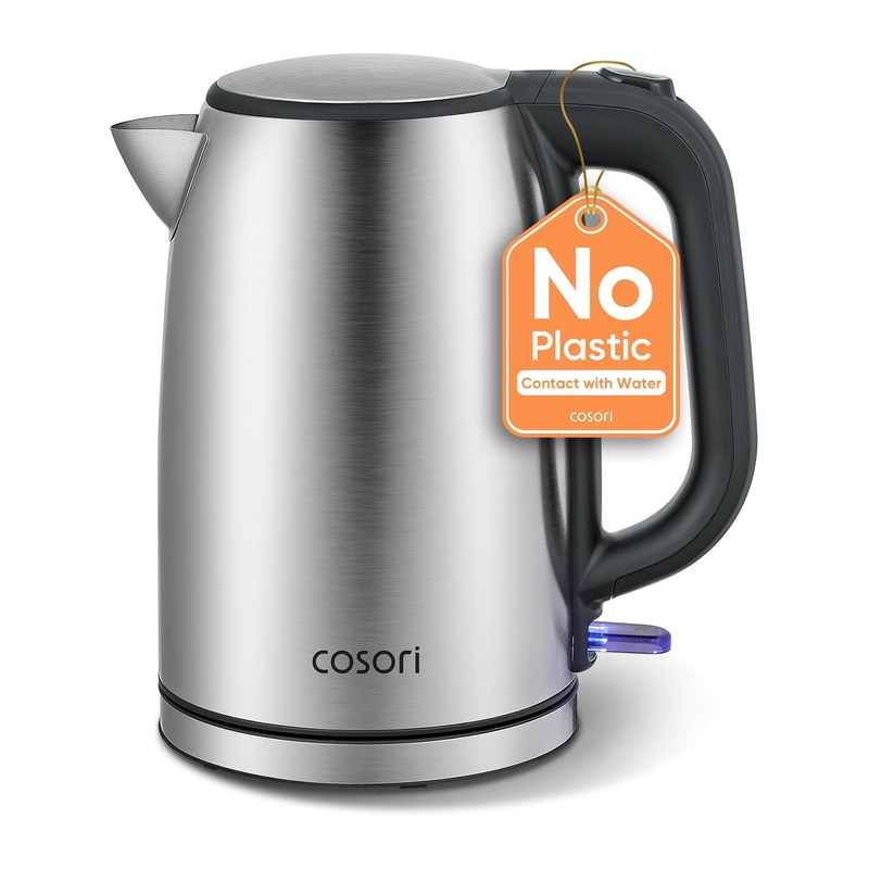 Cosori 无塑料接触不锈钢电热水壶 拉丝银