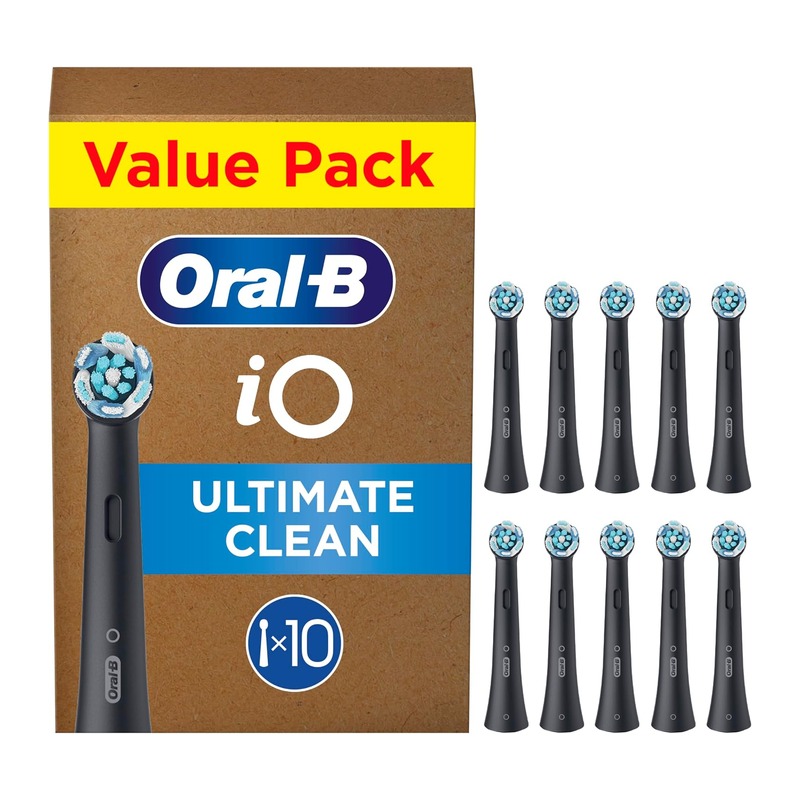 Oral-B 欧乐B iO Ultimate Clean 深度清洁替换刷头 黑色 10支装