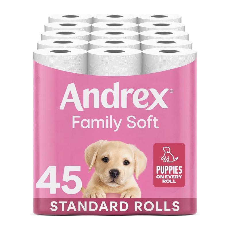 Andrex Family Soft 卫生纸 45卷 无香型