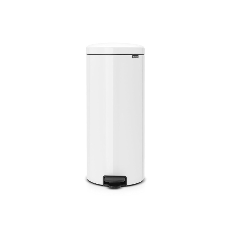 柏宾士 Brabantia NewIcon 脚踏垃圾桶 30L 白色