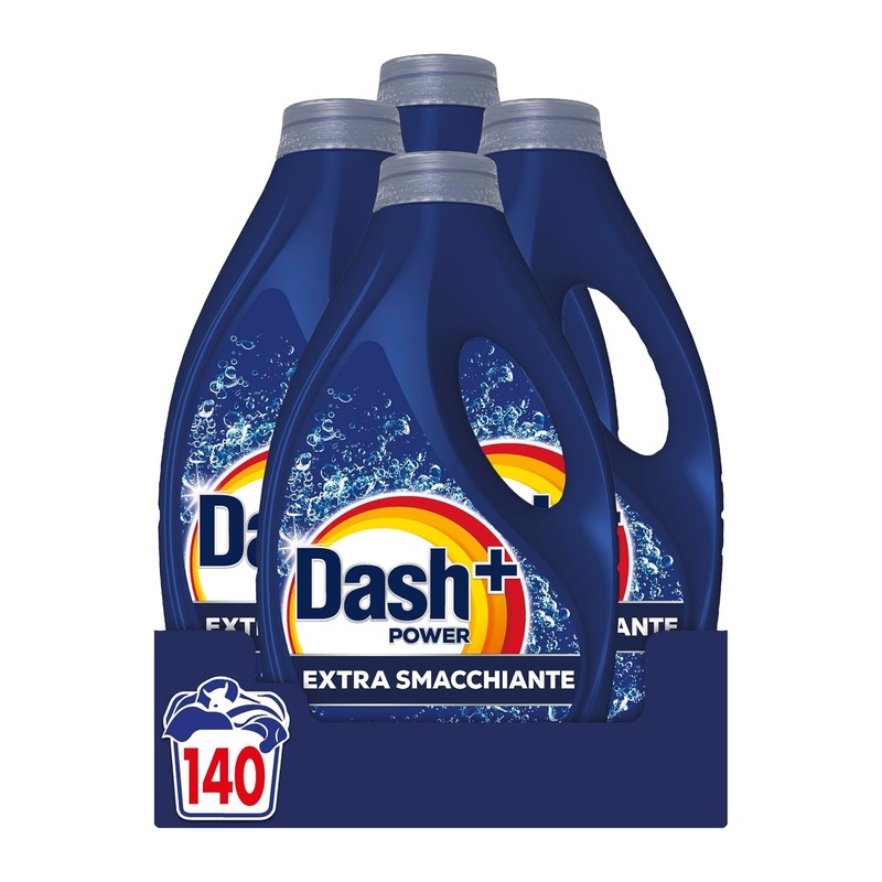 Dash Power 强效去渍洗衣液 4 瓶 × 35 次(共 140 次)