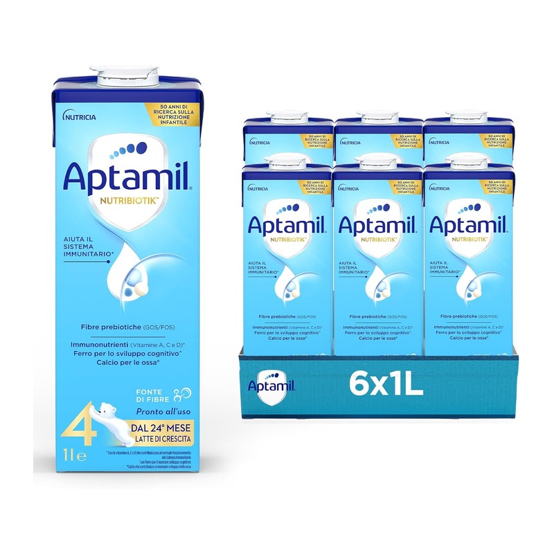 爱他美 Aptamil 4段 液体成长奶 1L×6盒