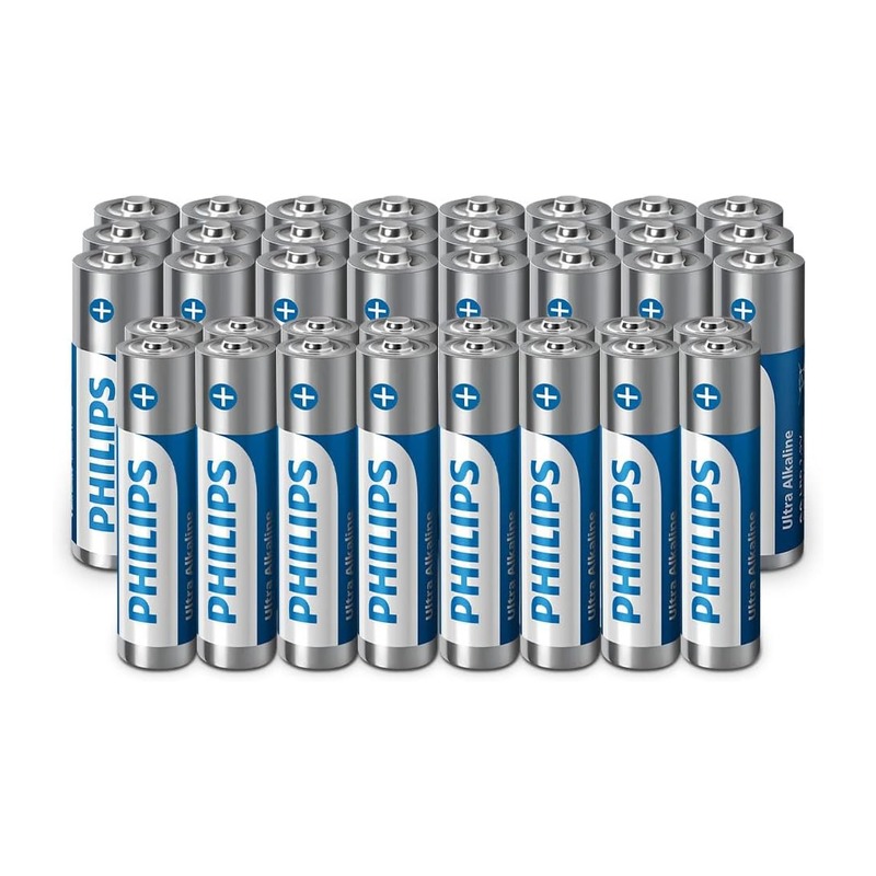 Philips 飞利浦 Ultra Alkaline 碱性电池 5号24节+7号16节