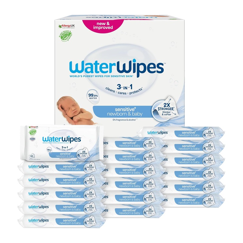 WaterWipes 唯帕丝 Sensitive+ 新生儿婴儿湿巾 12包（共720片）