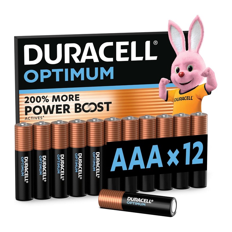 Duracell 金霸王 Optimum AAA 7号碱性电池 12节装