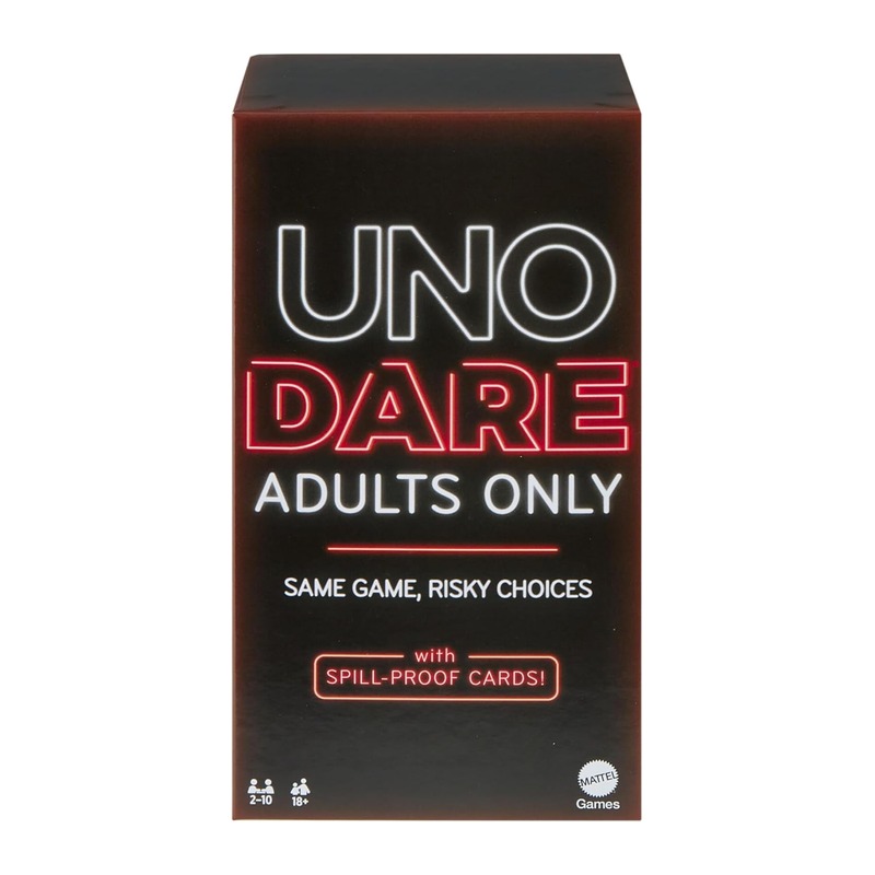 Mattel UNO Dare 成人版卡牌游戏 2-10人 18+