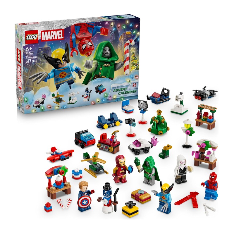 乐高LEGO 漫威圣诞倒数日历2026 76340